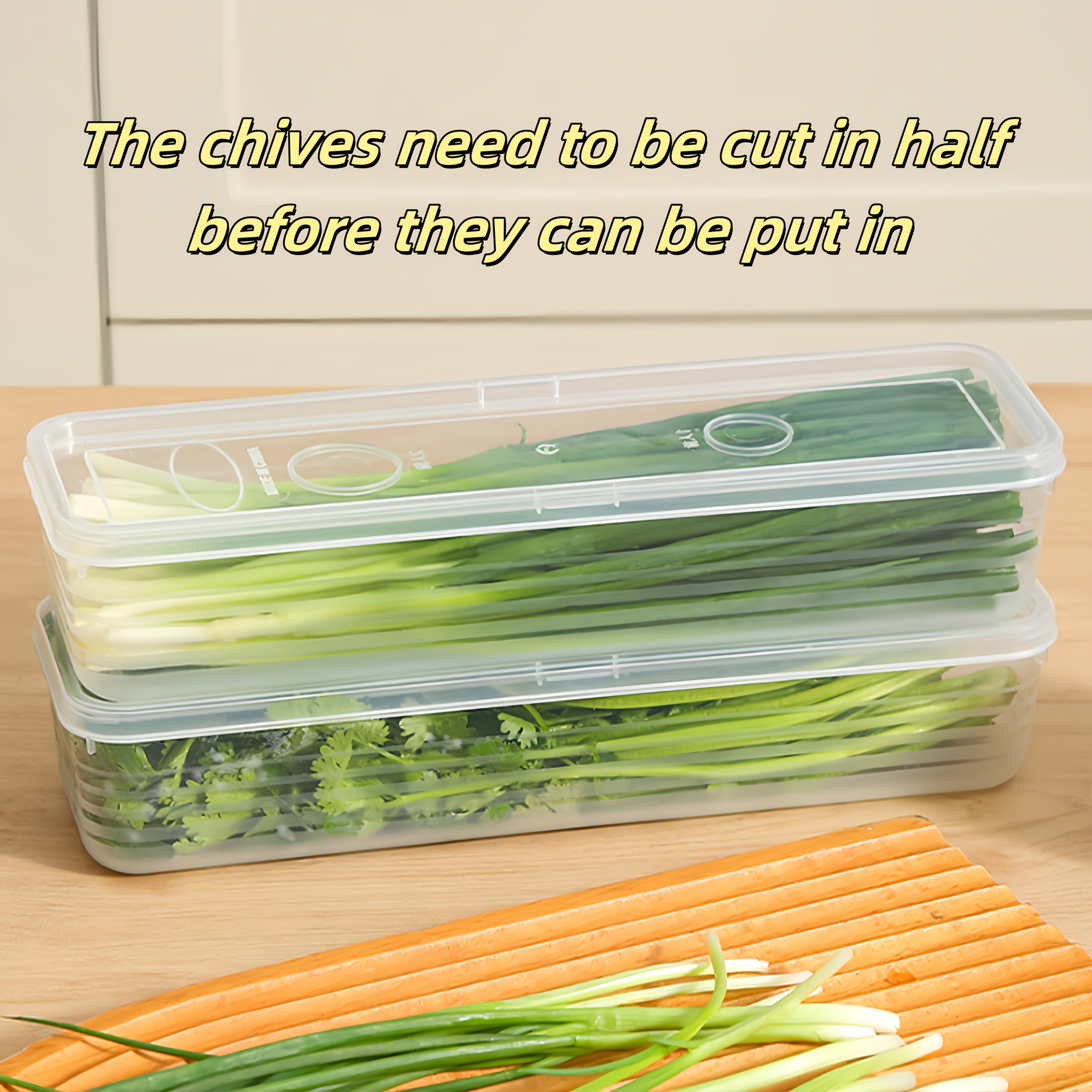 Kitchen Baking Tray Organizer - 2/4/6pcs Food Vegetable Storage Containers -