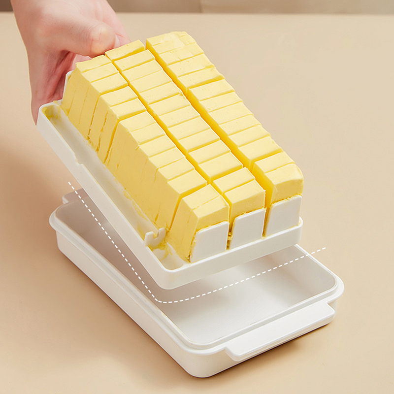 Kitchen Baking Storage Containers - Butter Cheese Cutter Storage Box With