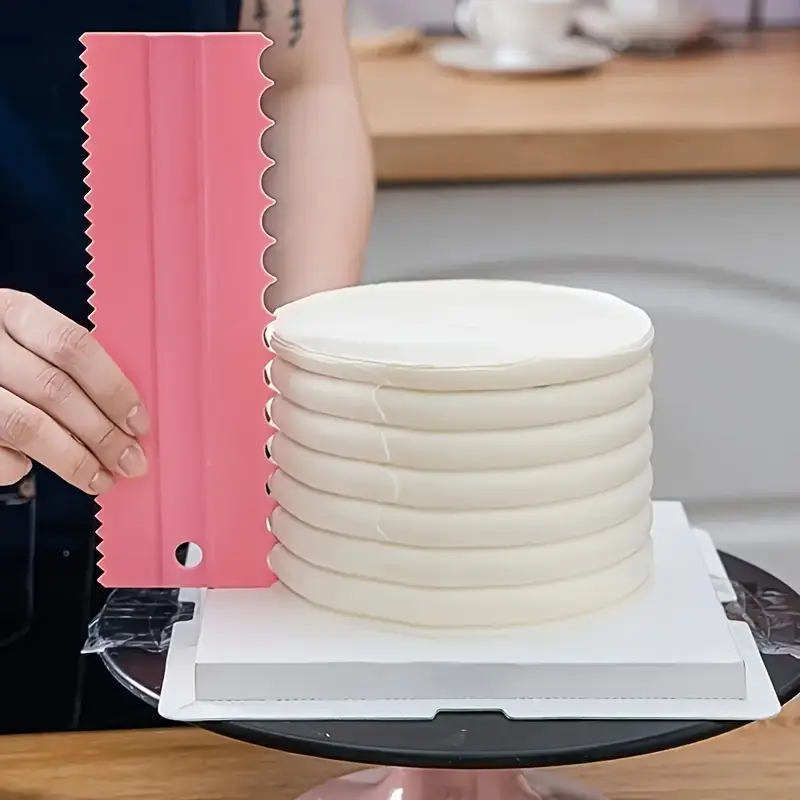 Fondant Smoother Set - 4Pcs Cake Scraper Set - Icing