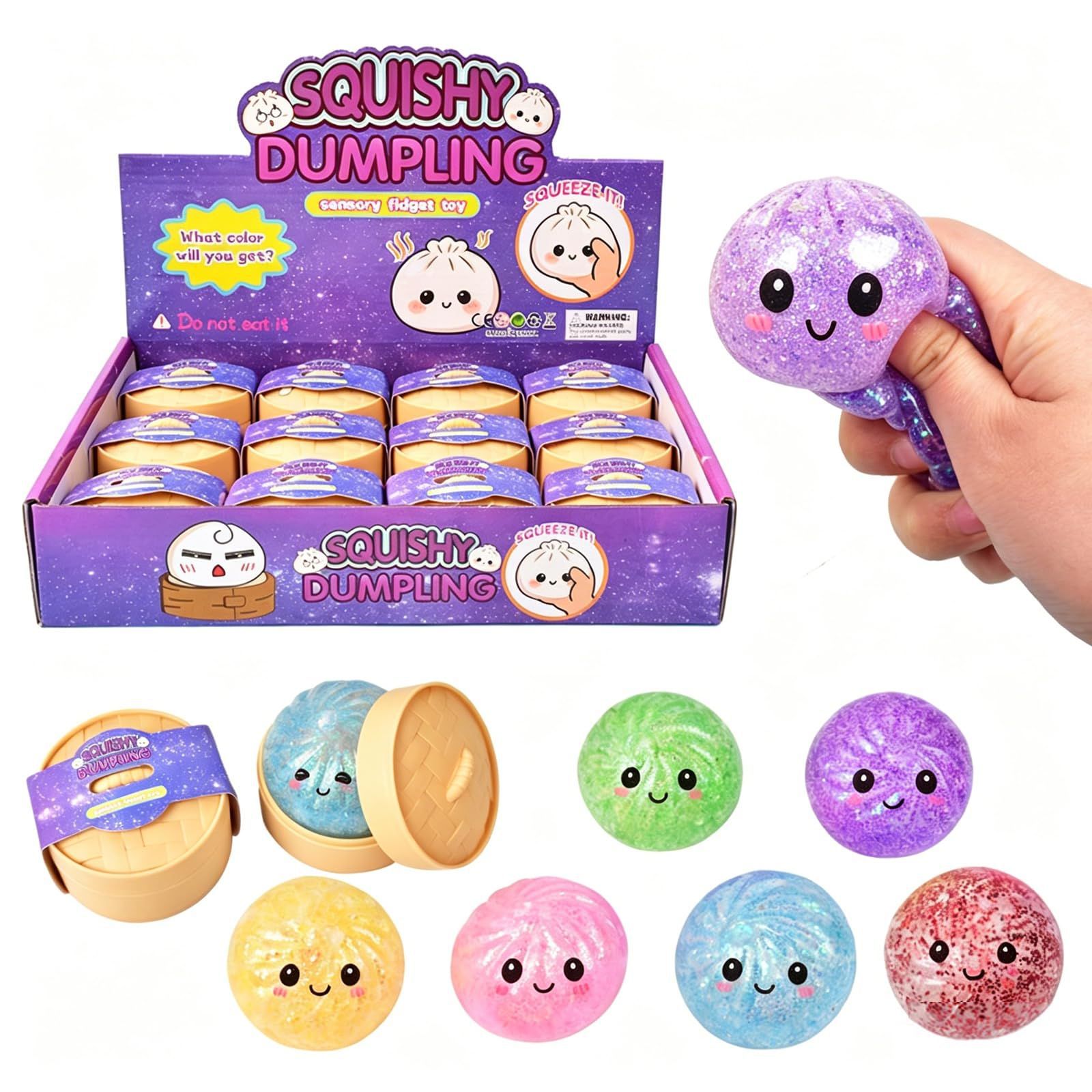 Miniature Baking Kitchen - Hot Mini Colorful Glitter Dumpling Release