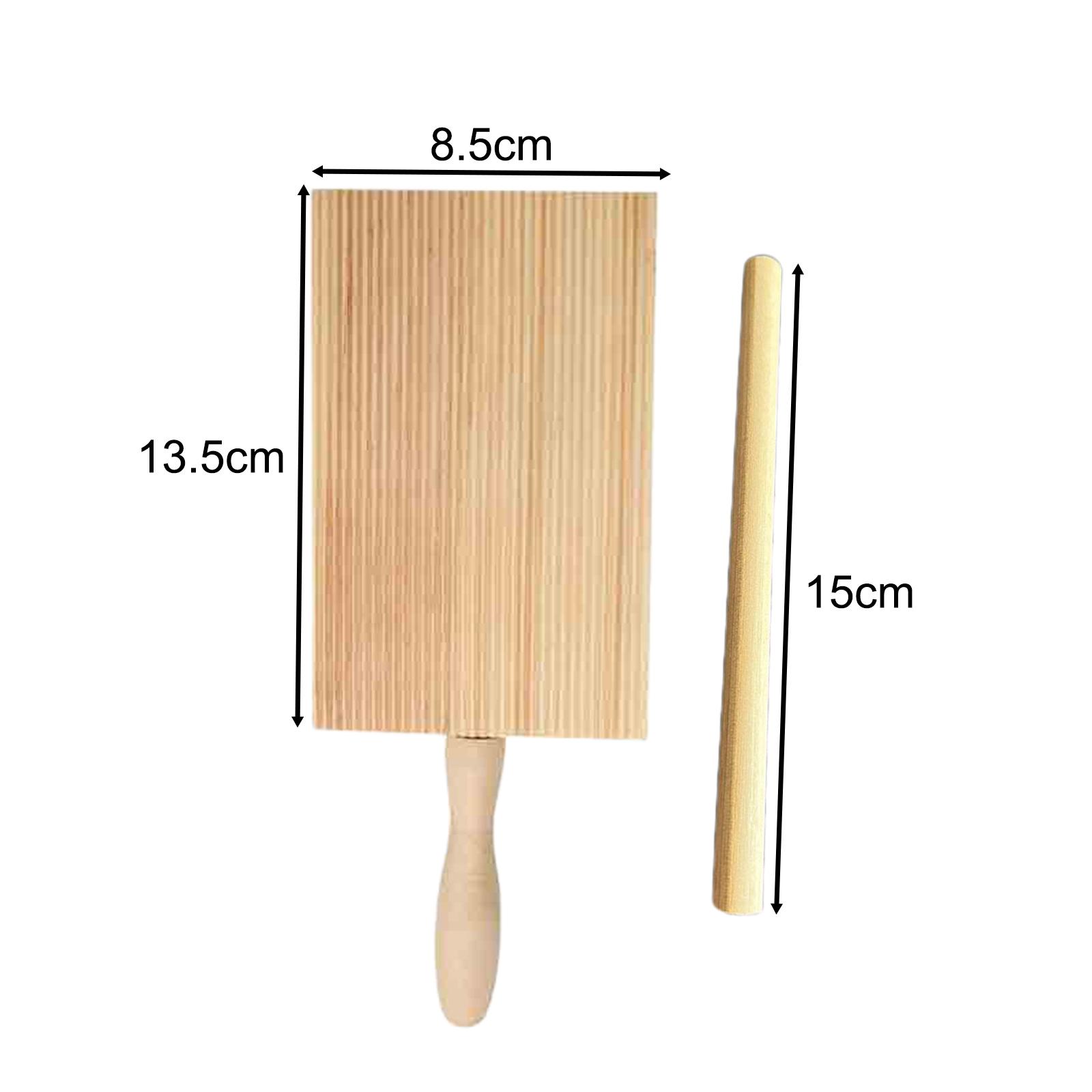 Kitchen Baking Cupboard - Manual Gnocchi Maker Board Wooden Macaroni