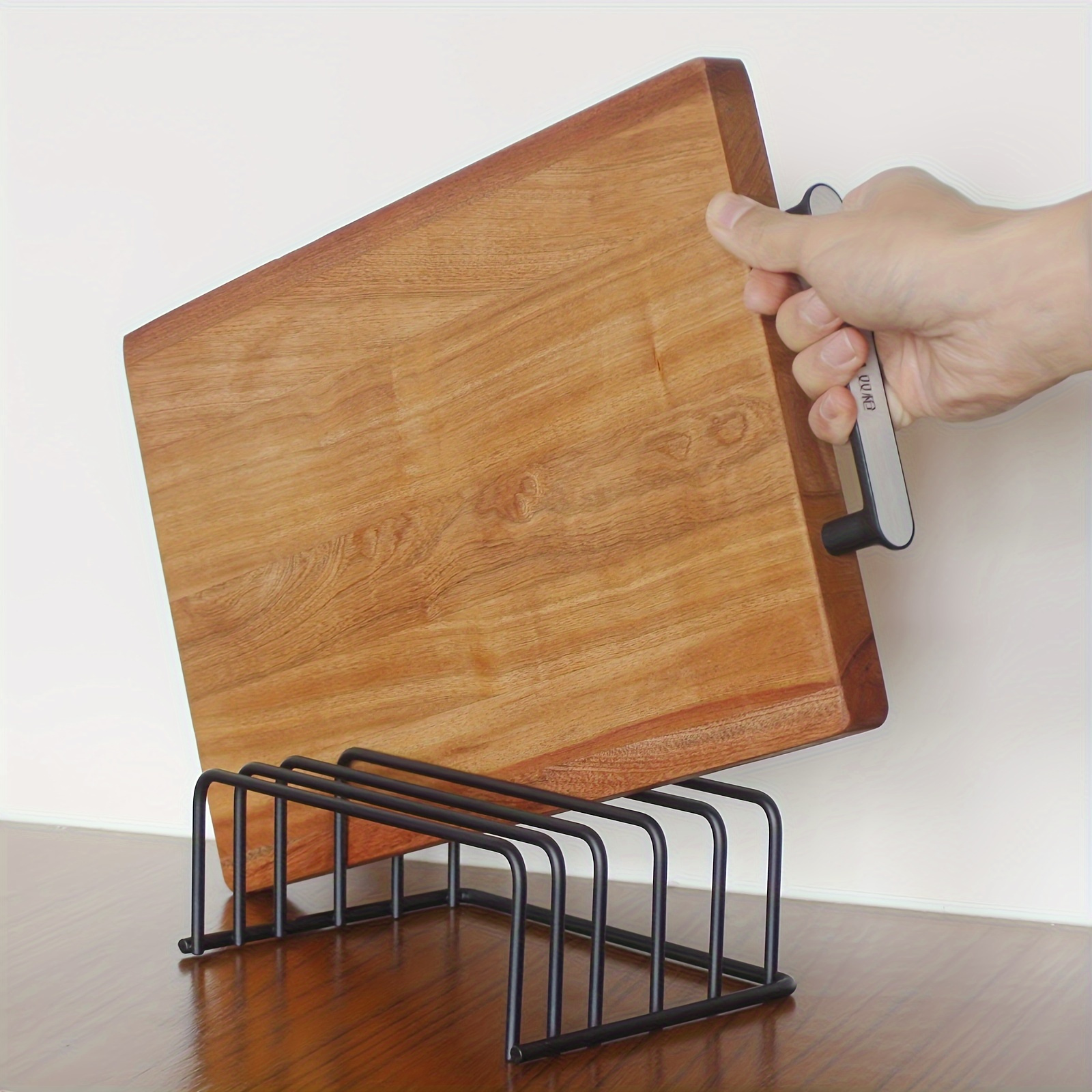 Kitchen Baking Cabinet - Vegetable Cutting Board Storage Rack, Cutting