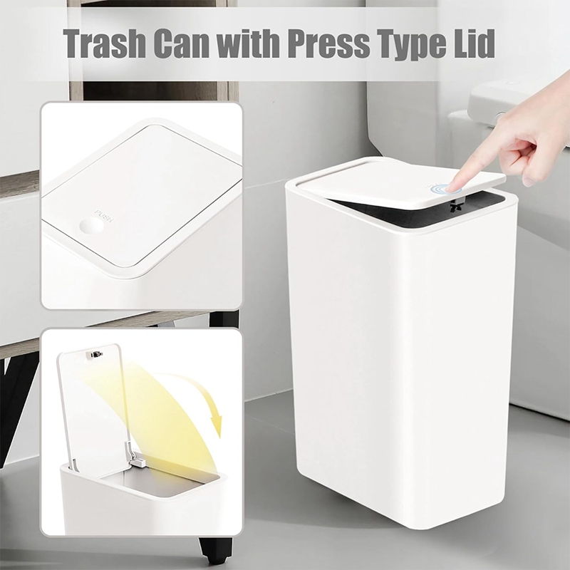 Bathroom Trash Can with Lid,Sl – Kitchen Up recenzja i cena