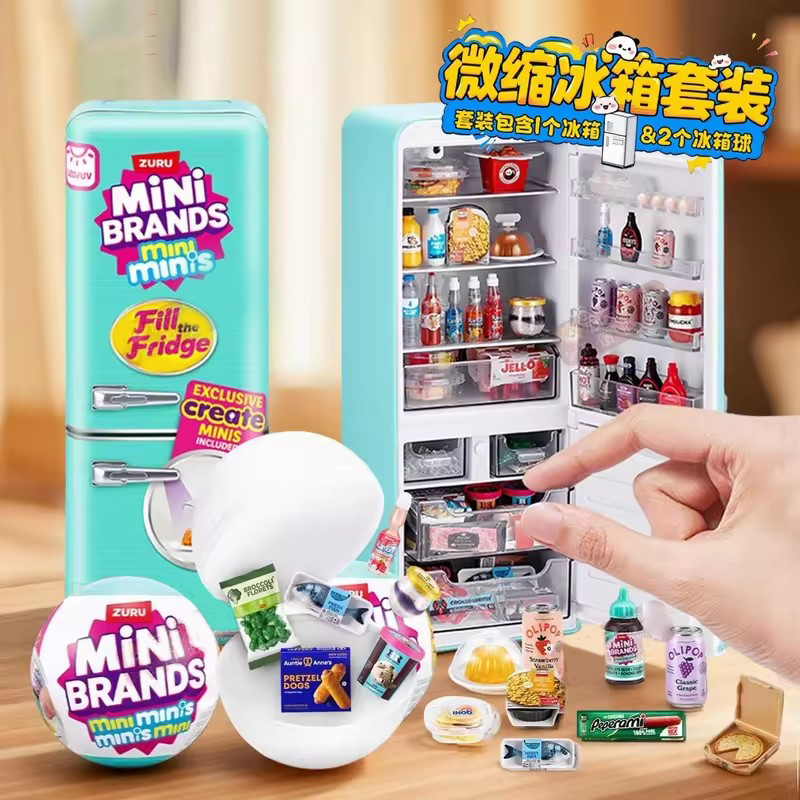 HOT Led Light Up Mini Refriger – Miniature Baking Kitchen recenzja i cena