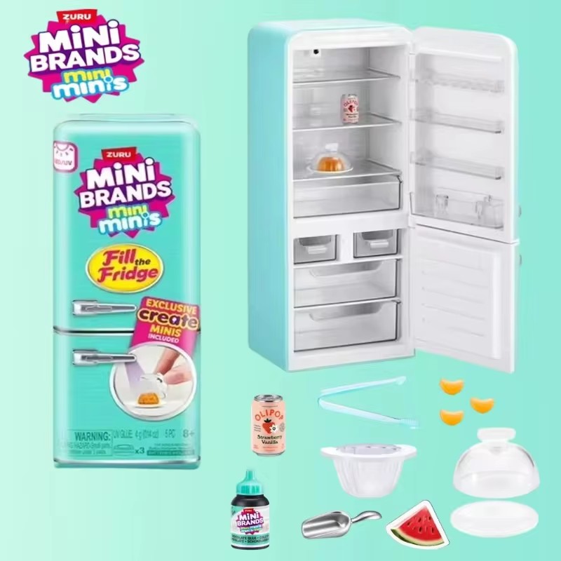 HOT Led Light Up Mini Refriger – Miniature Baking Kitchen recenzja i cena