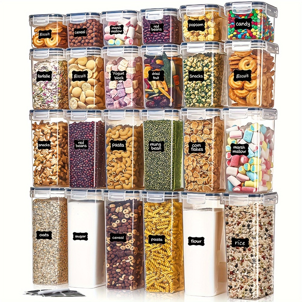 24Pcs Food Storage Containers  – Kitchen Baking Tray Organizer recenzja i cena