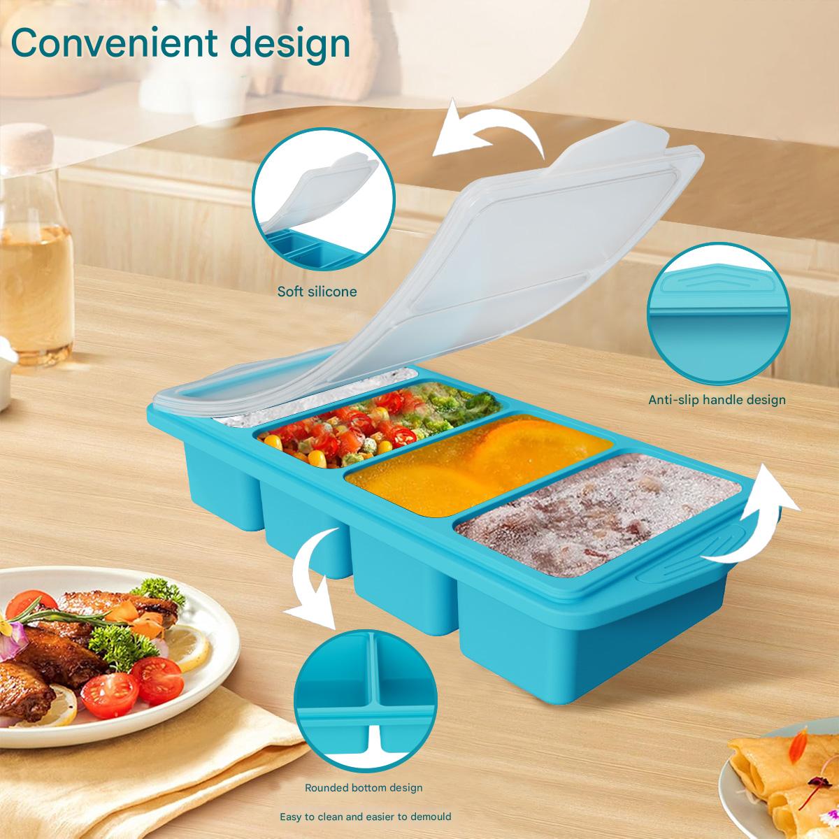 Large Silicone Ice Cube Mold w – Kitchen Baking Storage Containers recenzja i cena