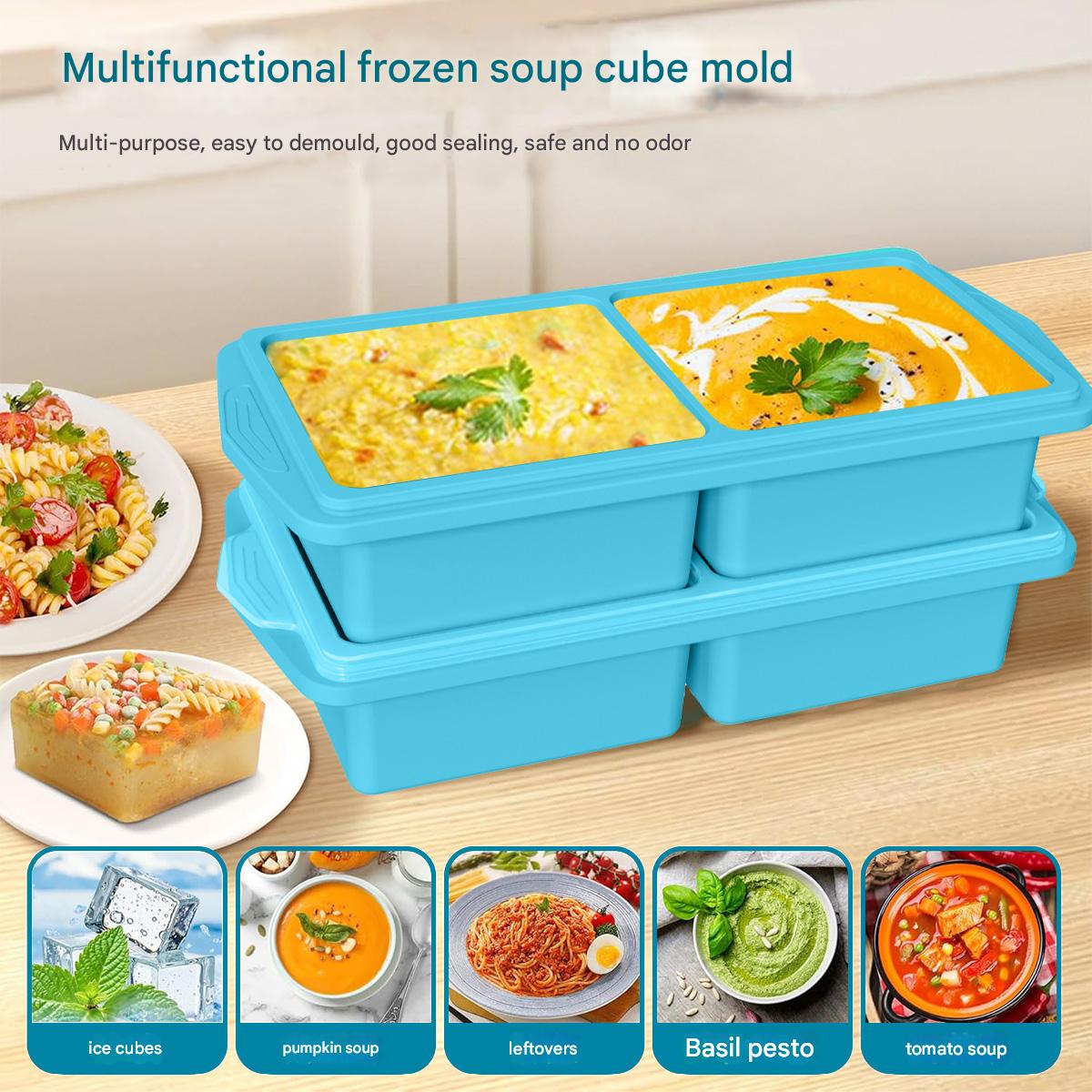 Large Silicone Ice Cube Mold w – Kitchen Baking Storage Containers recenzja i cena