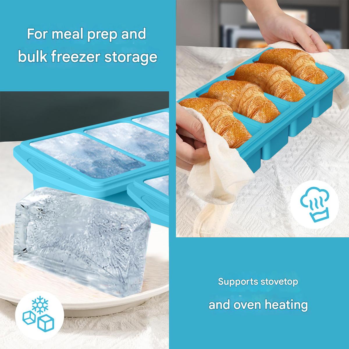 Large Silicone Ice Cube Mold w – Kitchen Baking Storage Containers recenzja i cena