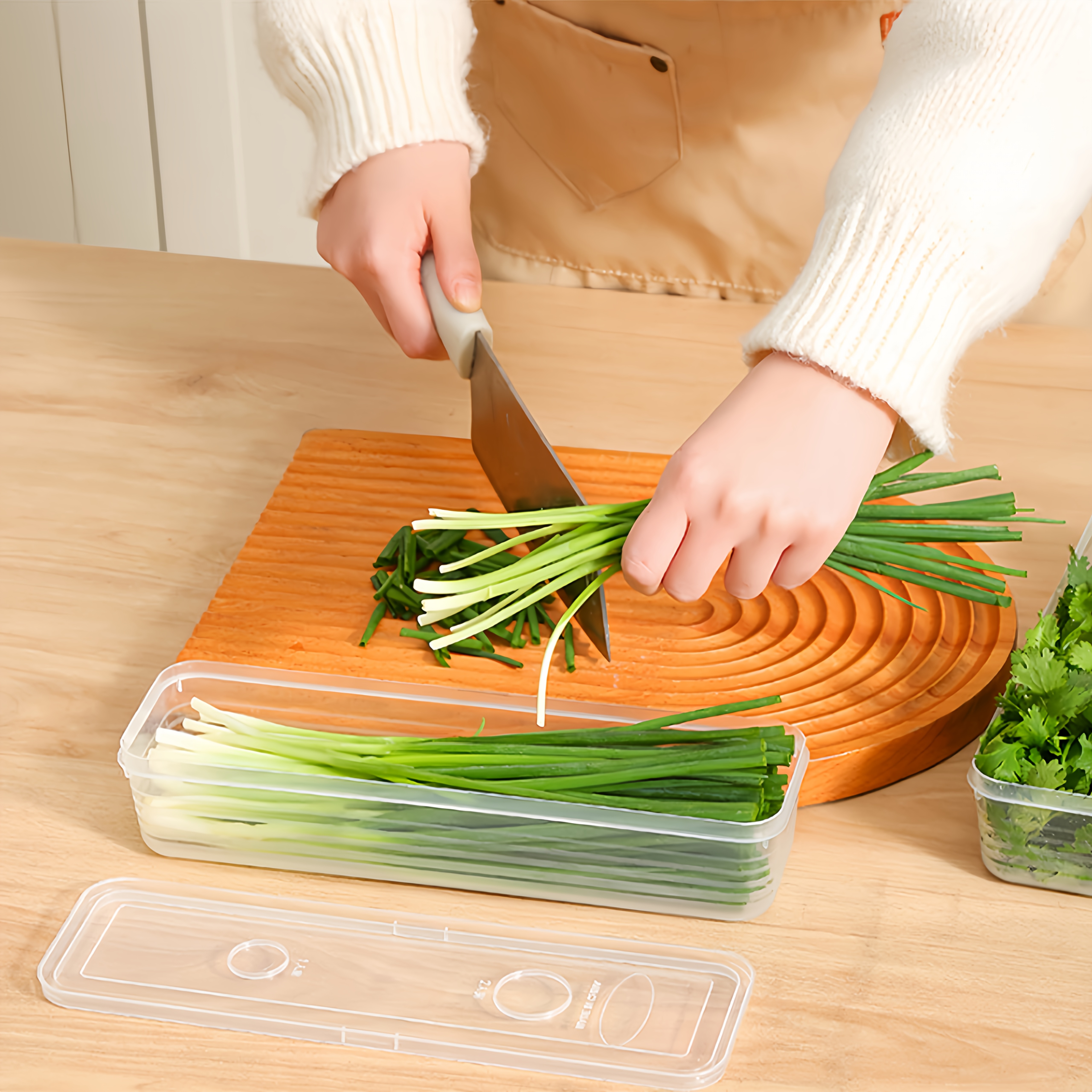 2/4/6pcs Food Vegetable Storag – Kitchen Baking Tray Organizer recenzja i cena