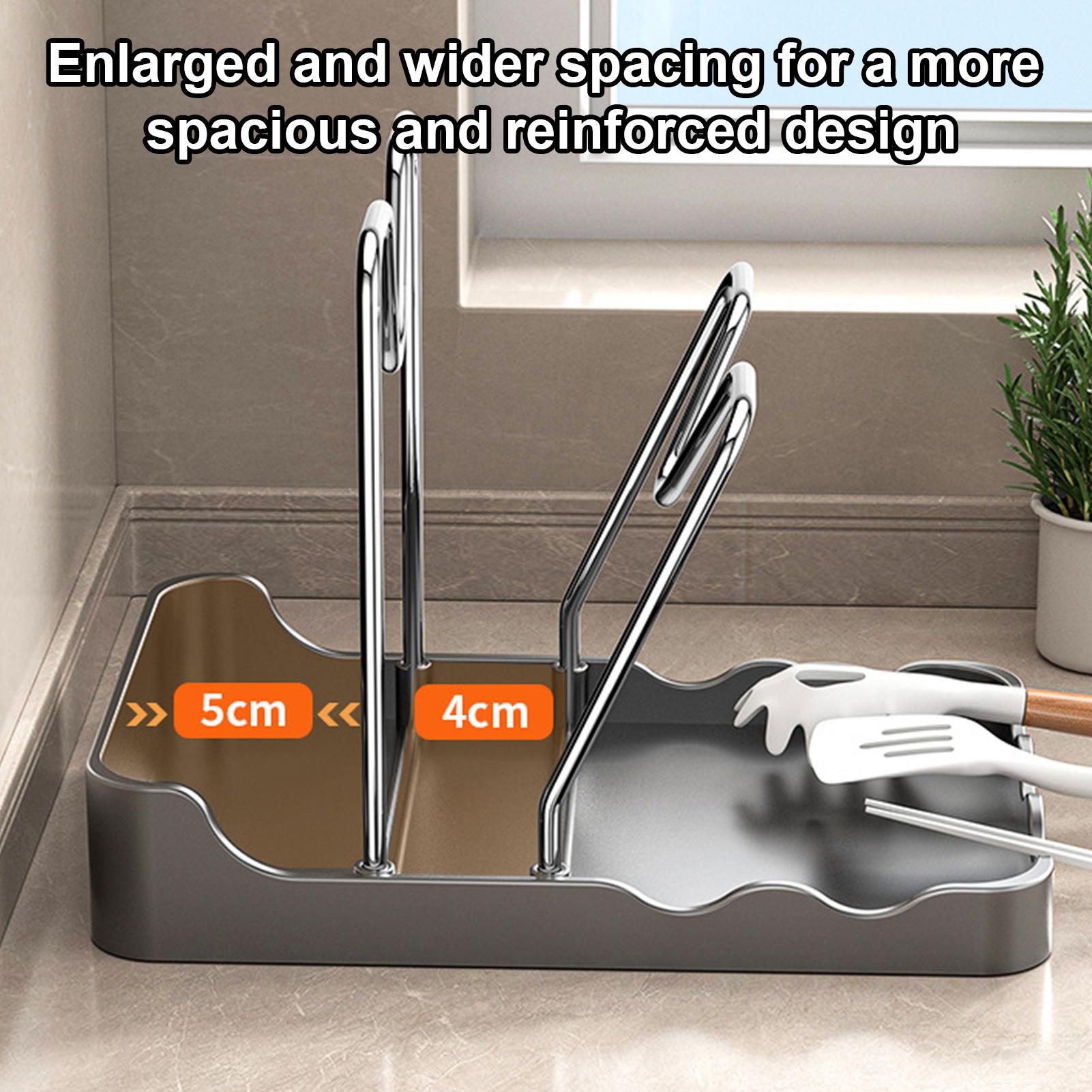 Pot Lid Holder Vertical Spoon  – Kitchen Baking Pantry recenzja i cena