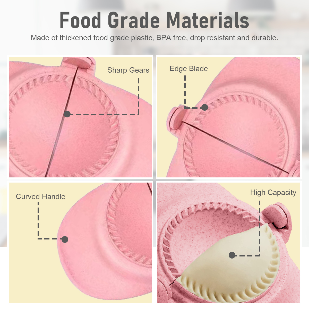 7Pcs Dumpling Maker Reusable D – Kitchen Job recenzja i cena