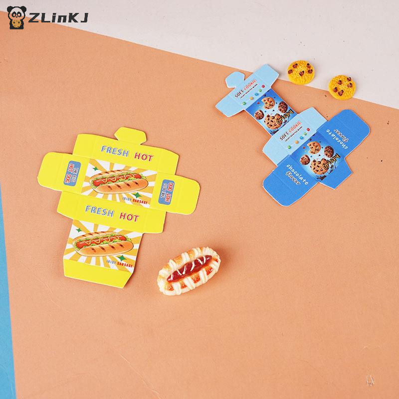 ▶5 Sets Miniature Fast Food Pa – Miniature Baking Kitchen recenzja i cena