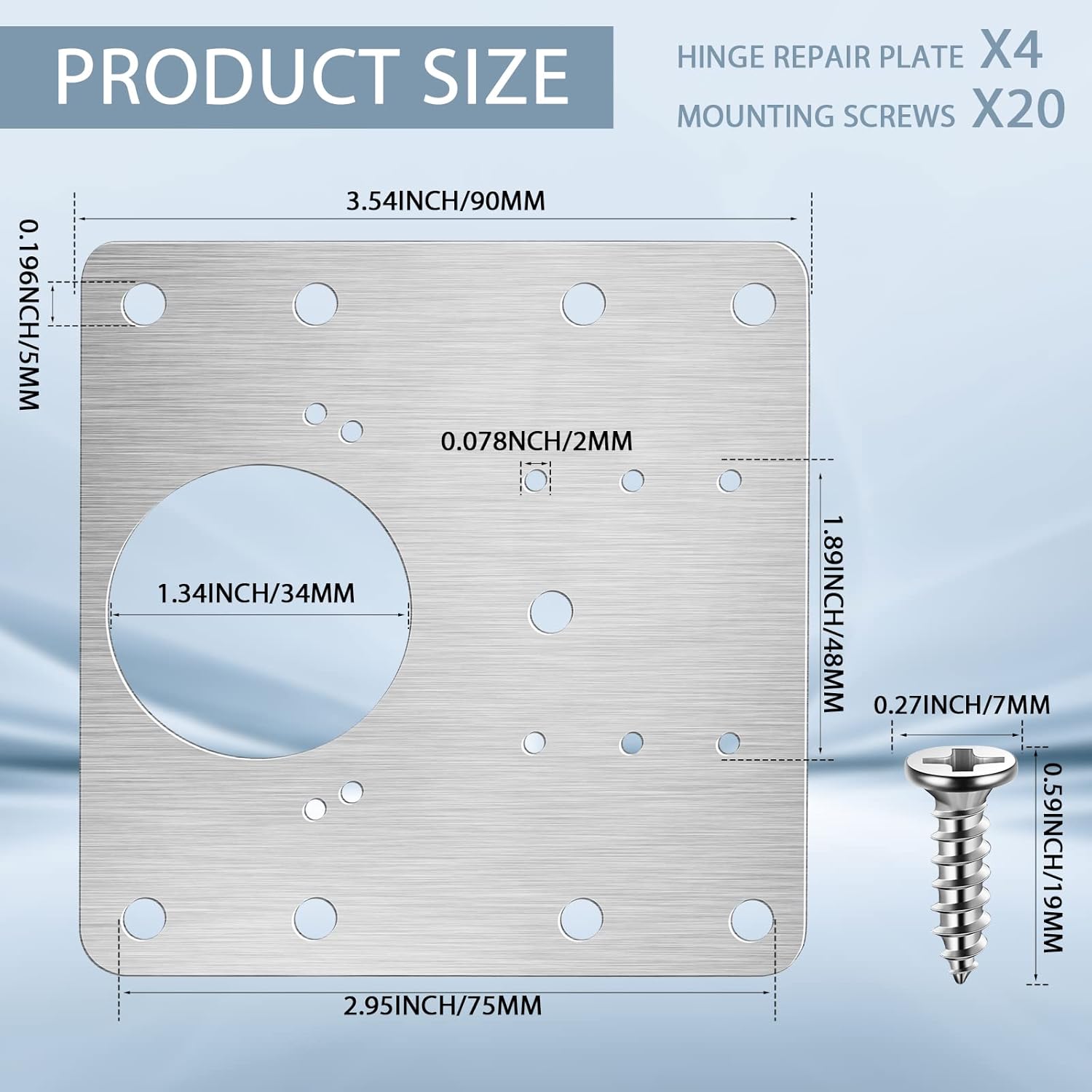 Cabinet Hinge Repair Plate Kit – Kitchen Baking Cabinet recenzja i cena