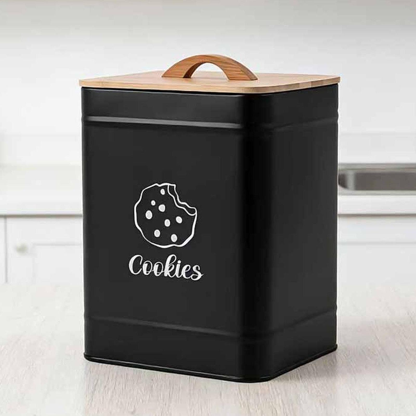 Cookie Jar Storage Tin Kitchen – Kitchen Baking Counter recenzja i cena