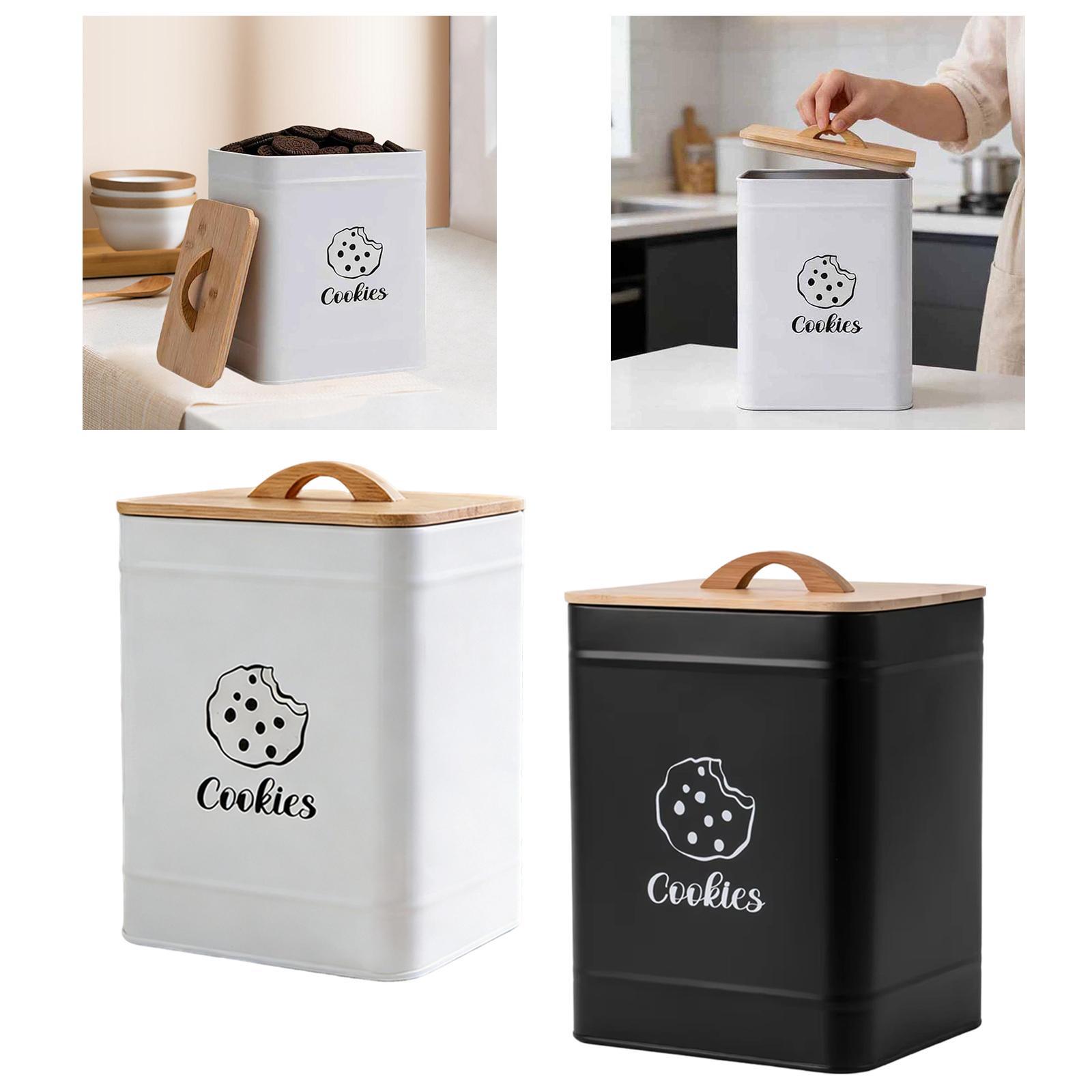 Cookie Jar Storage Tin Kitchen – Kitchen Baking Counter recenzja i cena