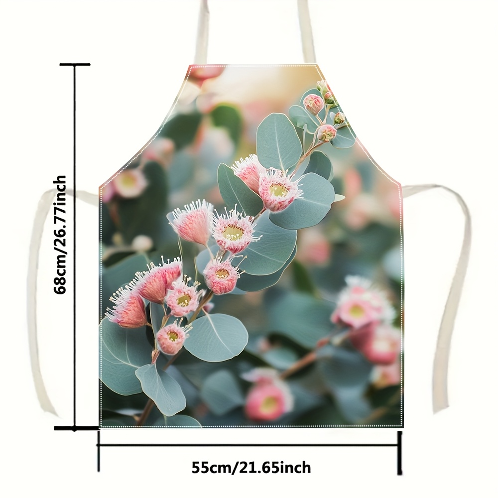 1pc Linen Apron Eucalyptus Flo – Kitchen Baking Area Ideas recenzja i cena
