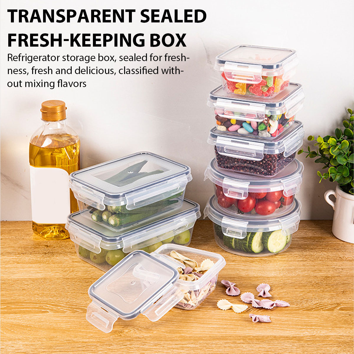 24Pcs/set Food Storage Box Set – Kitchen Baking Tray Organizer recenzja i cena