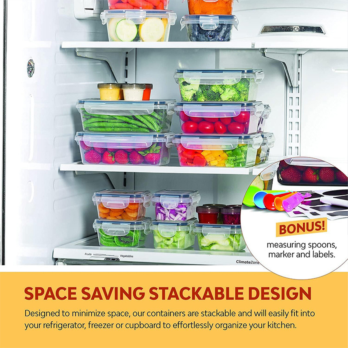 24Pcs/set Food Storage Box Set – Kitchen Baking Tray Organizer recenzja i cena