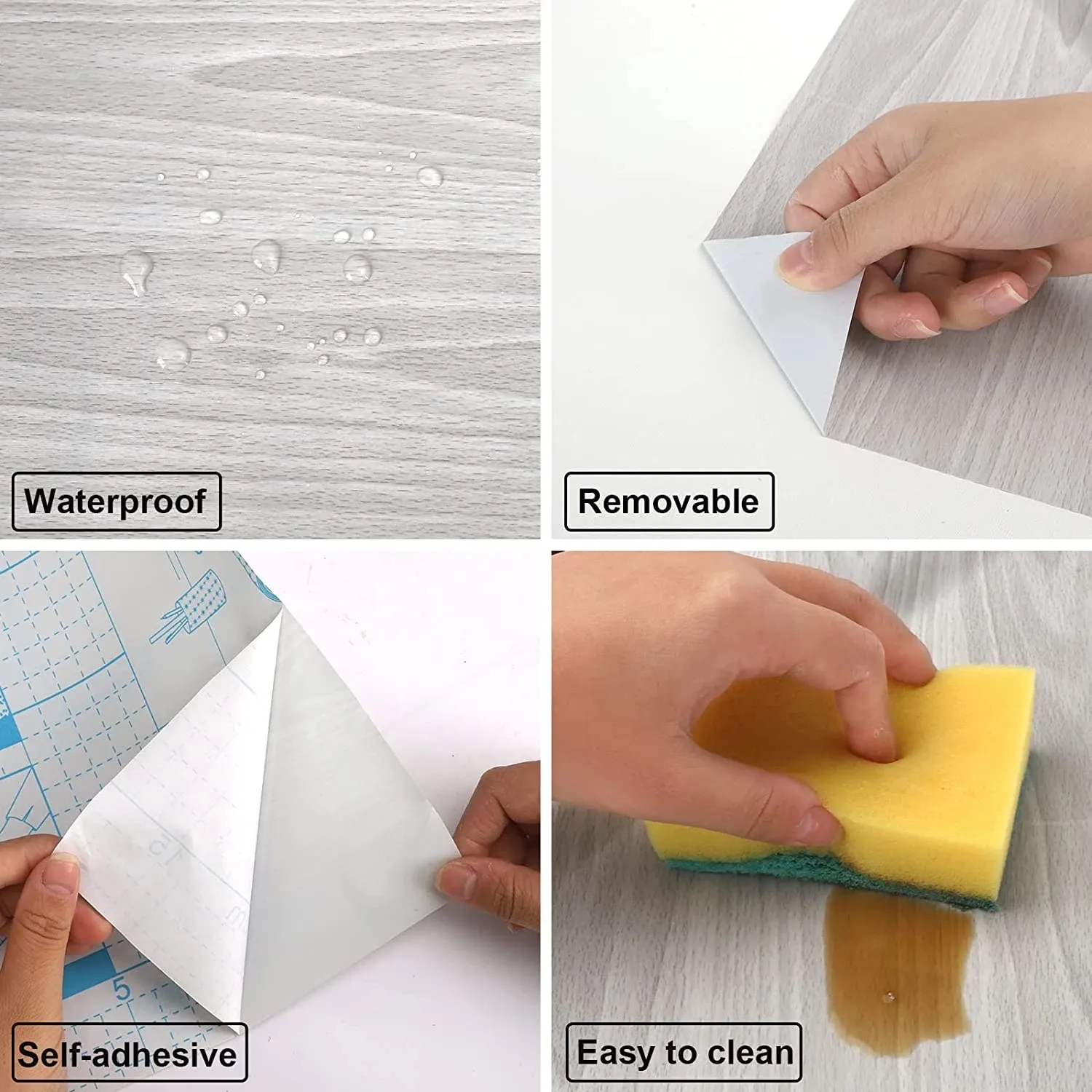 Self Adhesive Wallpaper Wood V – Kitchen Baking Cabinet recenzja i cena