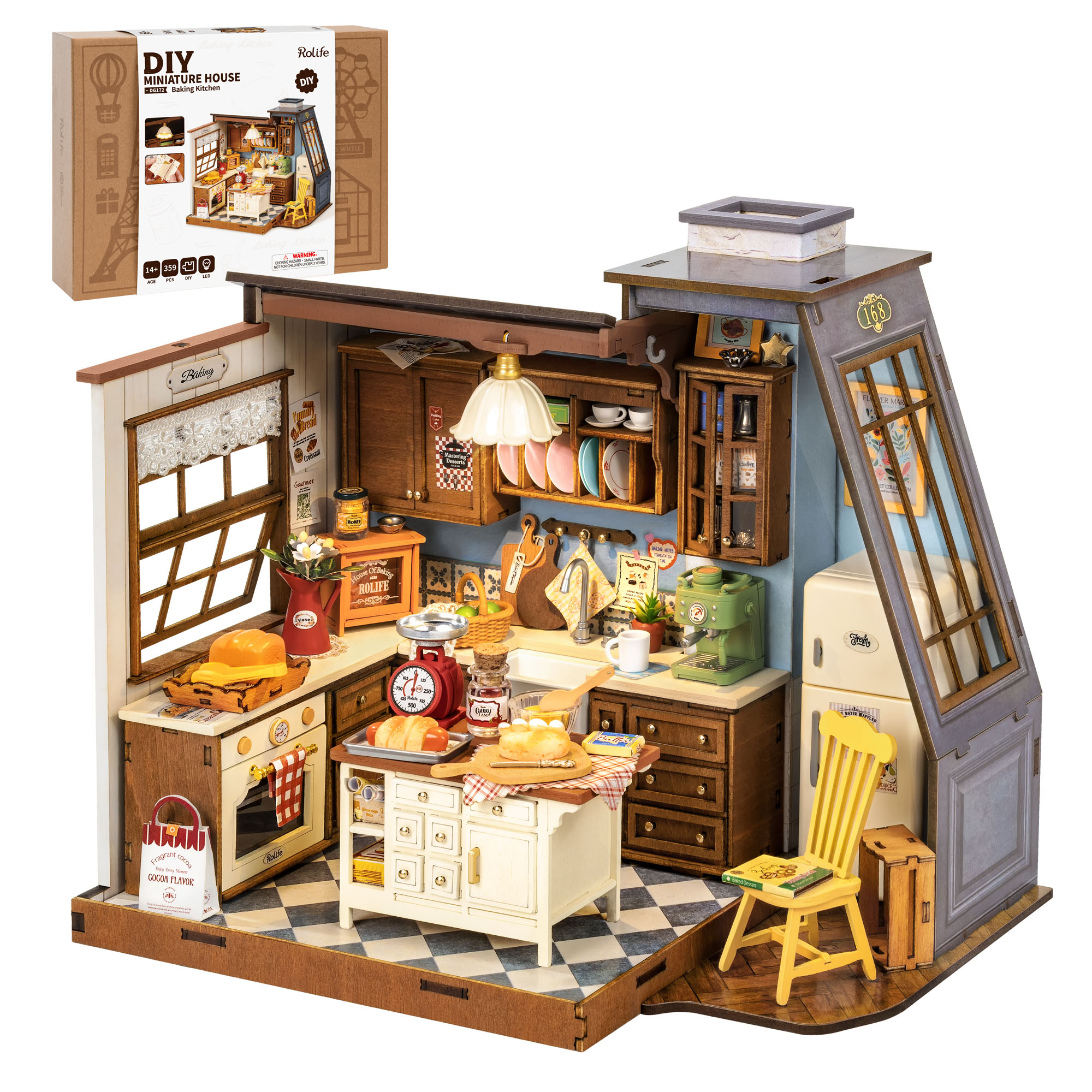 Rolife DIY Miniature House Kit – Homely Baking Kitchen Rolife recenzja i cena