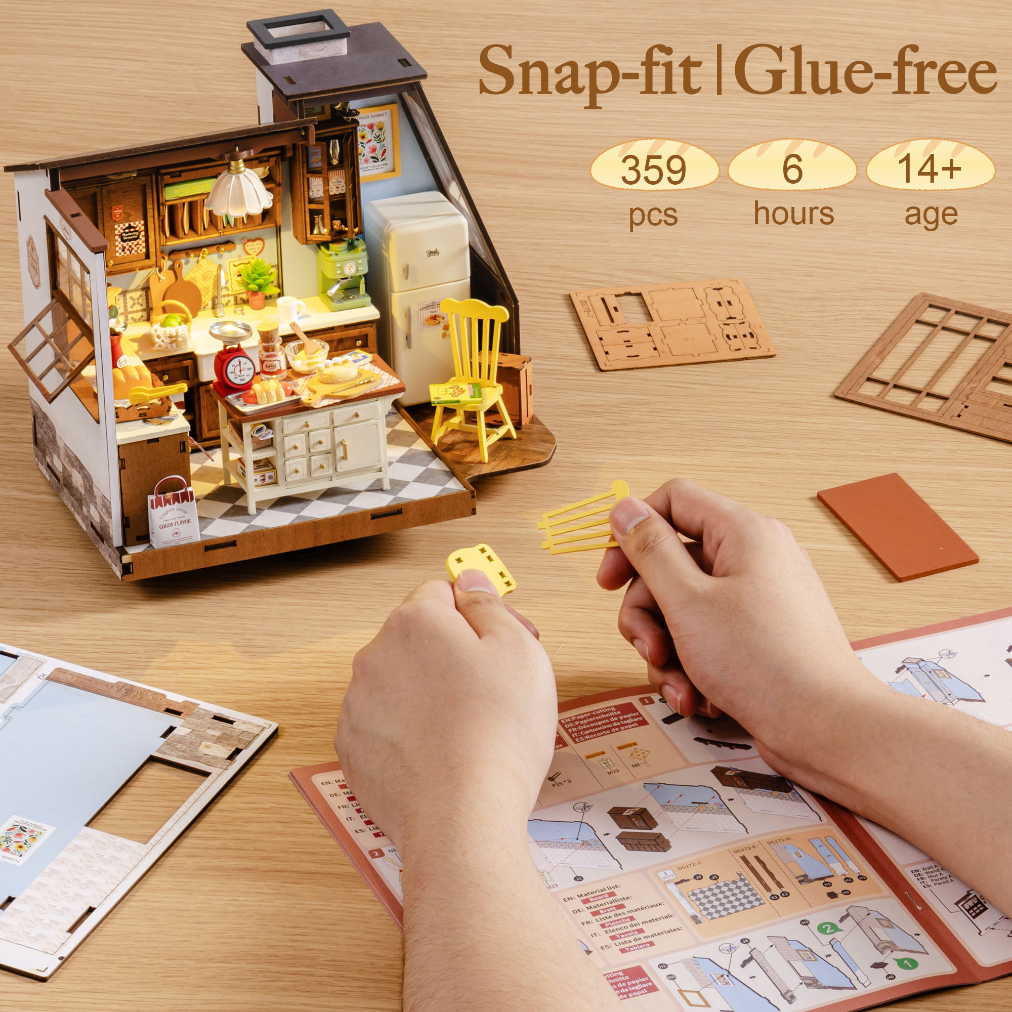 Rolife DIY Miniature House Kit – Homely Baking Kitchen Rolife recenzja i cena
