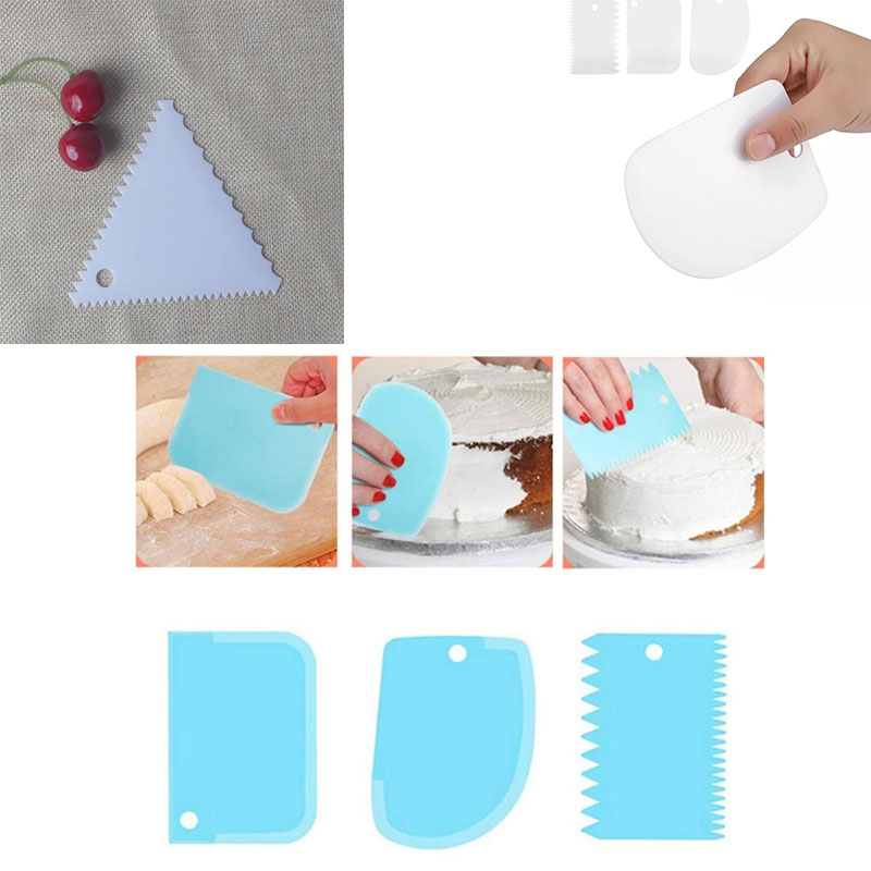 Plastic Cake Scraper Set Bakin – Fondant Smoother Set recenzja i cena