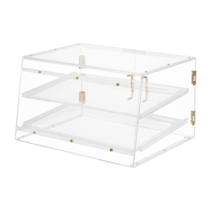 Bakery Display Case, 2-Tier Co – Kitchen Baking Cabinet recenzja i cena