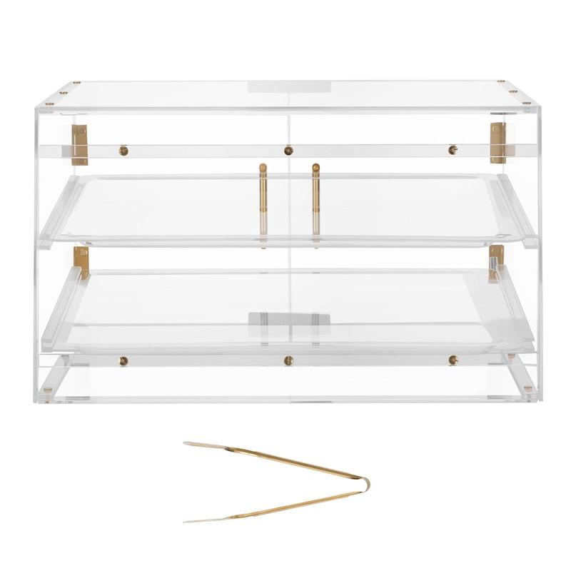 Bakery Display Case, 2-Tier Co – Kitchen Baking Cabinet recenzja i cena