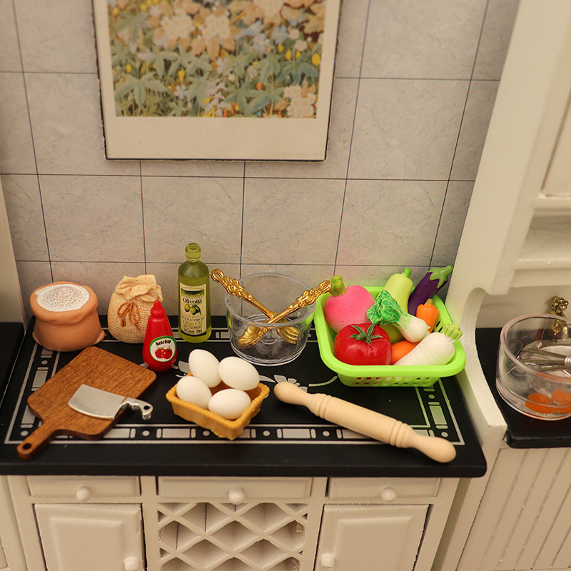 1/12 Dollhouse Miniature Kitch – Miniature Baking Kitchen recenzja i cena