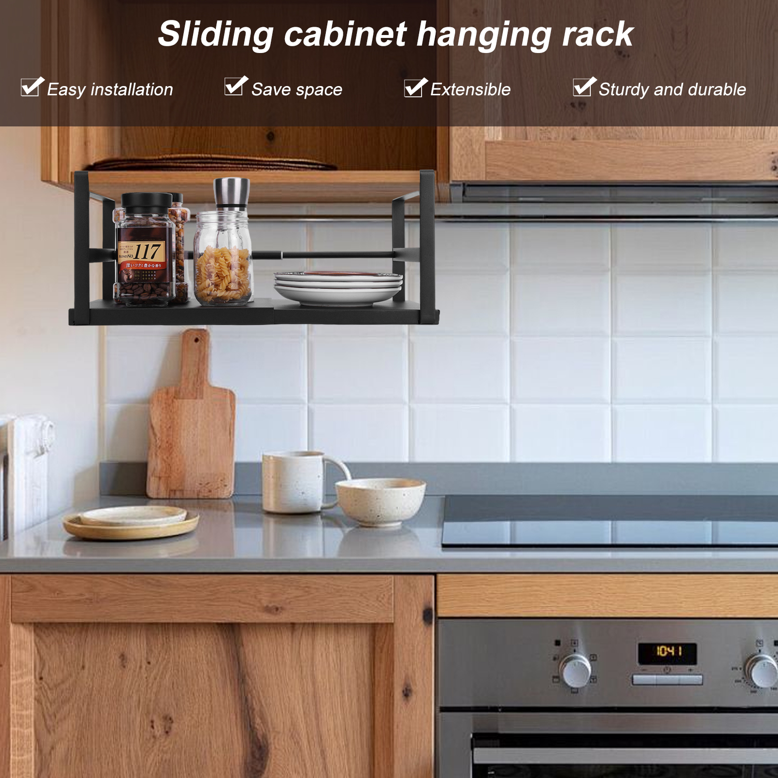 Expandable Cabinet Organizer S – Kitchen Baking Pantry recenzja i cena