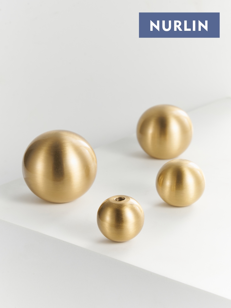 Nurlin Brass Round Ball Foot C – Kitchen Baking Cabinet recenzja i cena