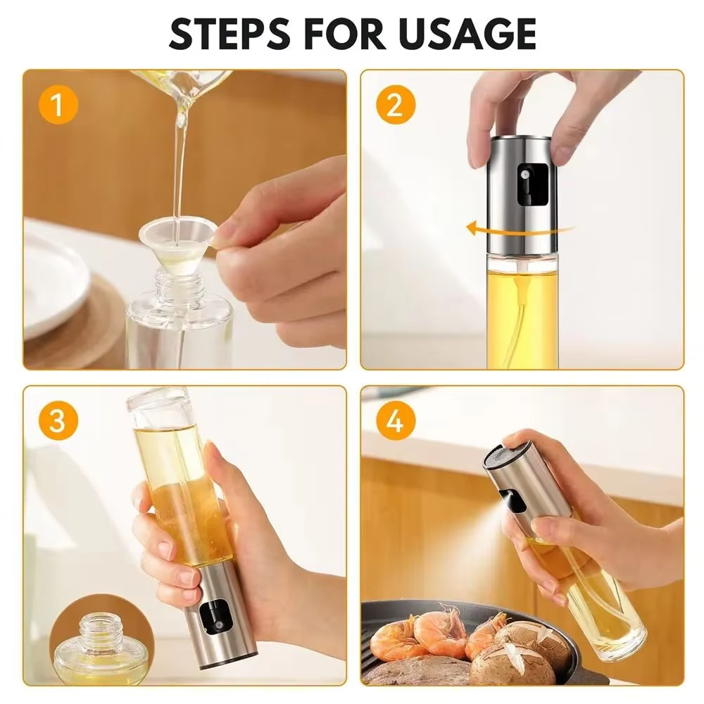 Glass Oil Sprayer for Cooking  – Kitchen Baking Ware recenzja i cena