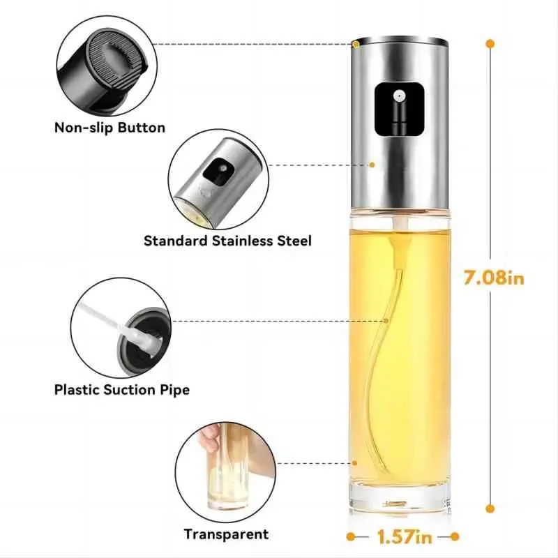 Glass Oil Sprayer for Cooking  – Kitchen Baking Ware recenzja i cena