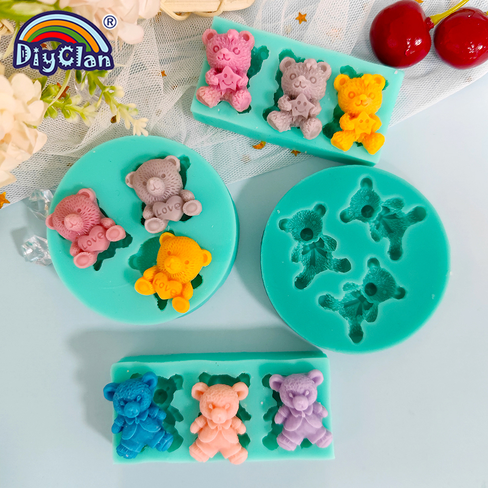 Cute Mini Bear Silicone Mold F – Miniature Baking Kitchen recenzja i cena