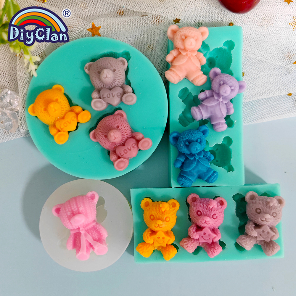 Cute Mini Bear Silicone Mold F – Miniature Baking Kitchen recenzja i cena