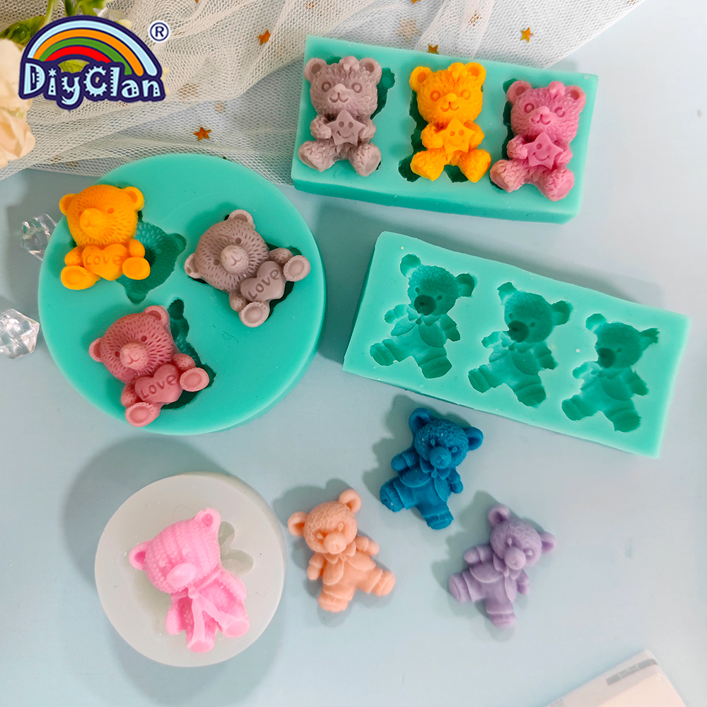 Cute Mini Bear Silicone Mold F – Miniature Baking Kitchen recenzja i cena
