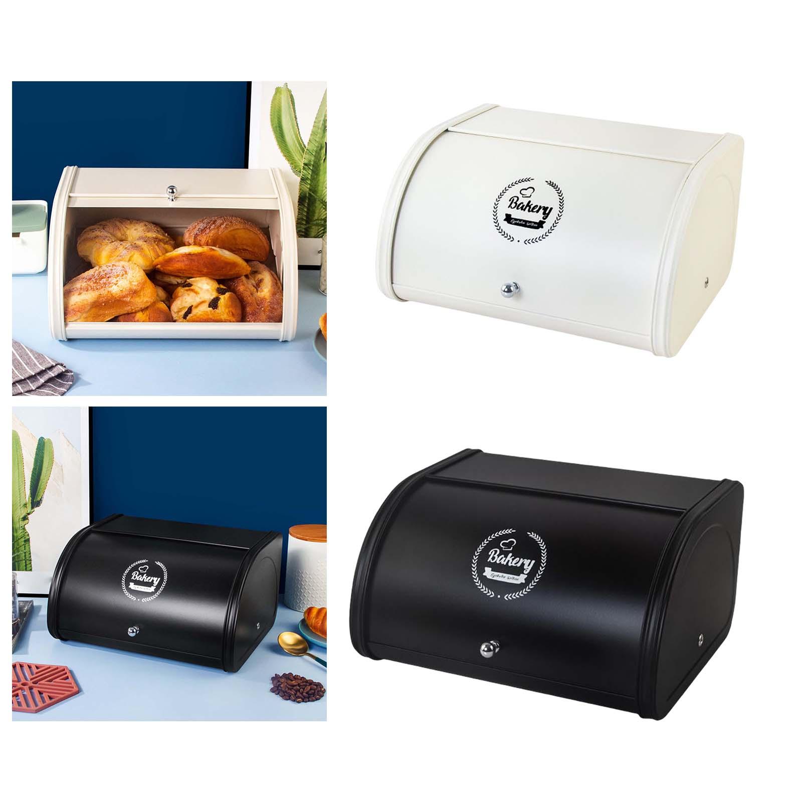Metal Bread Box Bin Organizati – Kitchen Baking Counter recenzja i cena