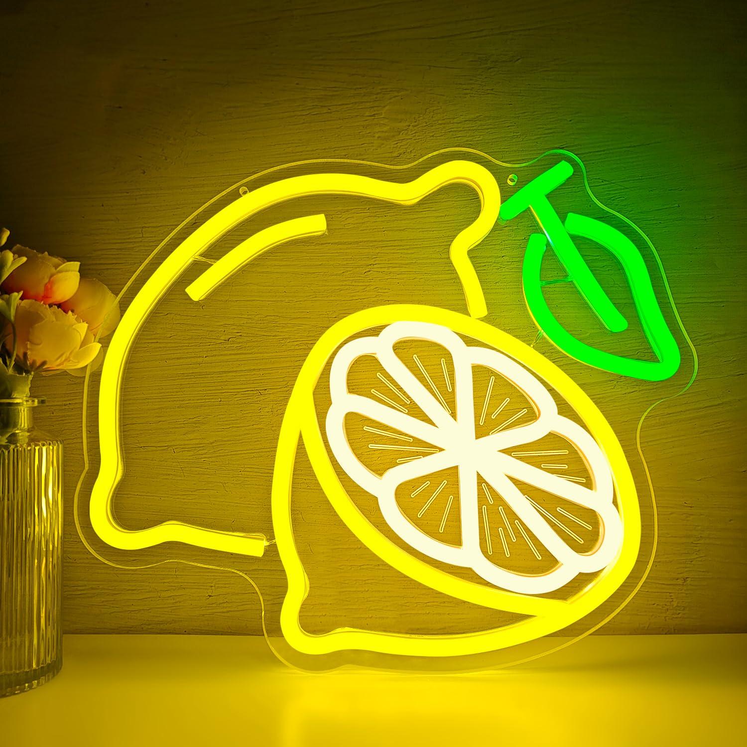 Lemon Neon Sign Dimmable LED L – Kitchen Up recenzja i cena