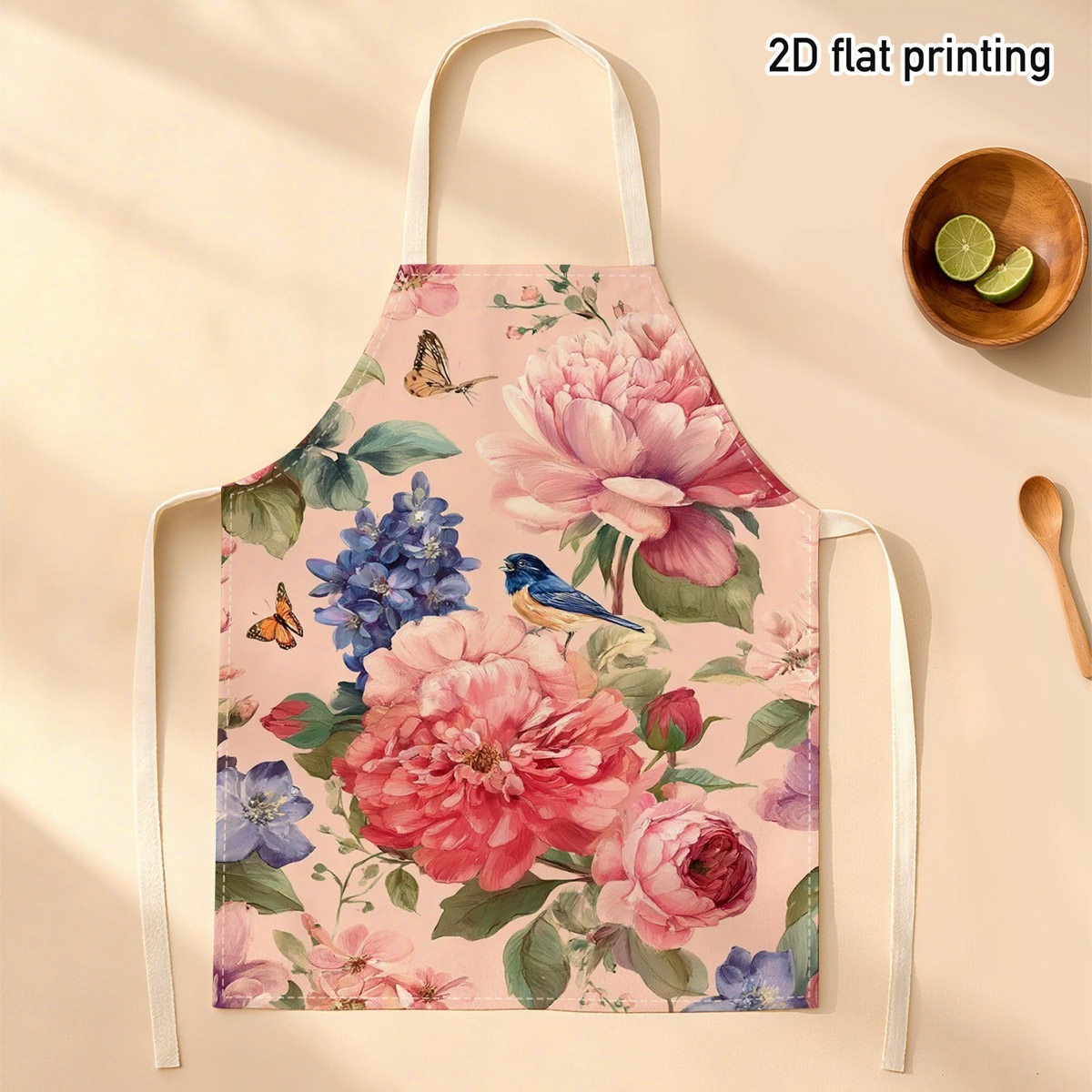 1pc Beautiful Floral Bird Apro – Kitchen Baking Area Ideas recenzja i cena
