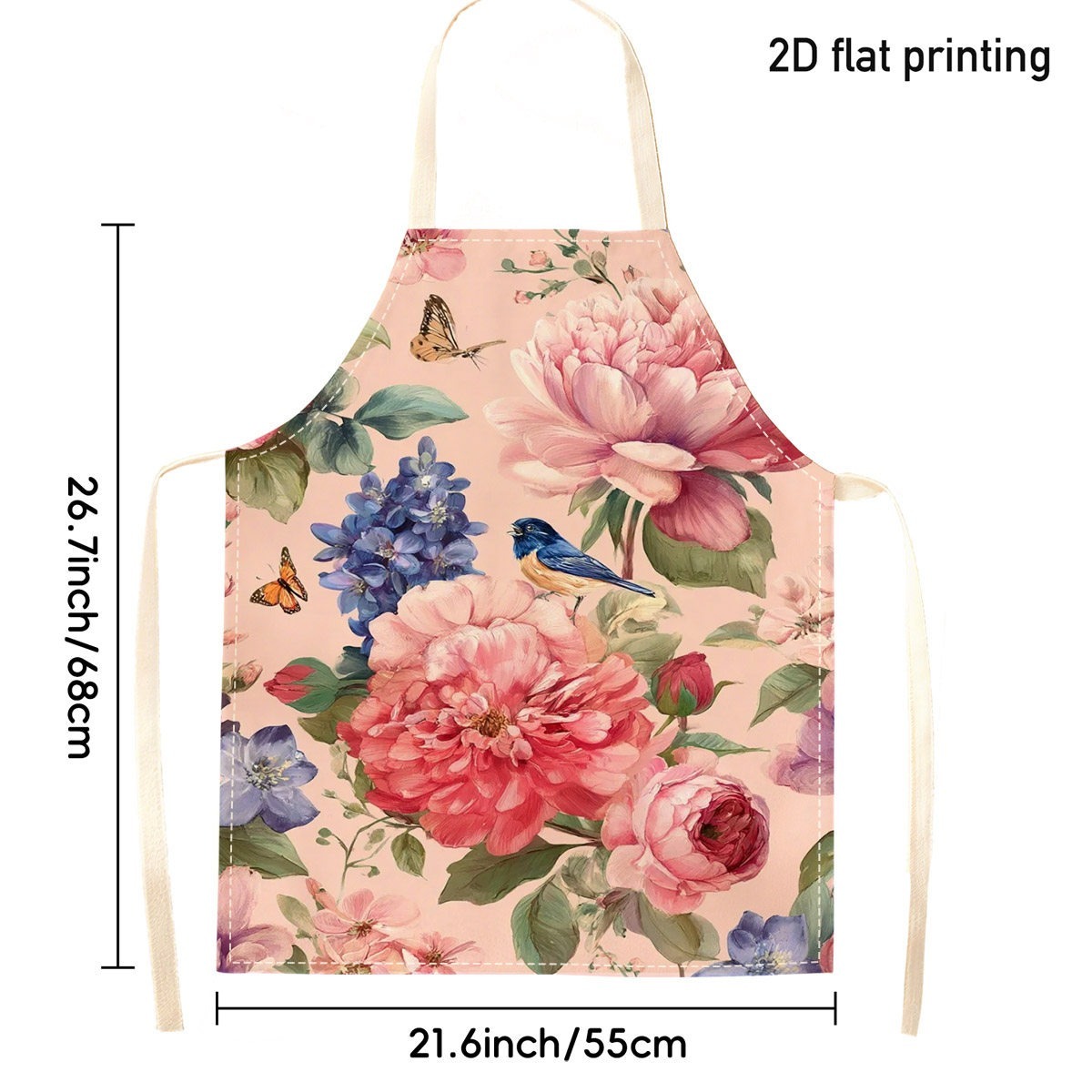 1pc Beautiful Floral Bird Apro – Kitchen Baking Area Ideas recenzja i cena