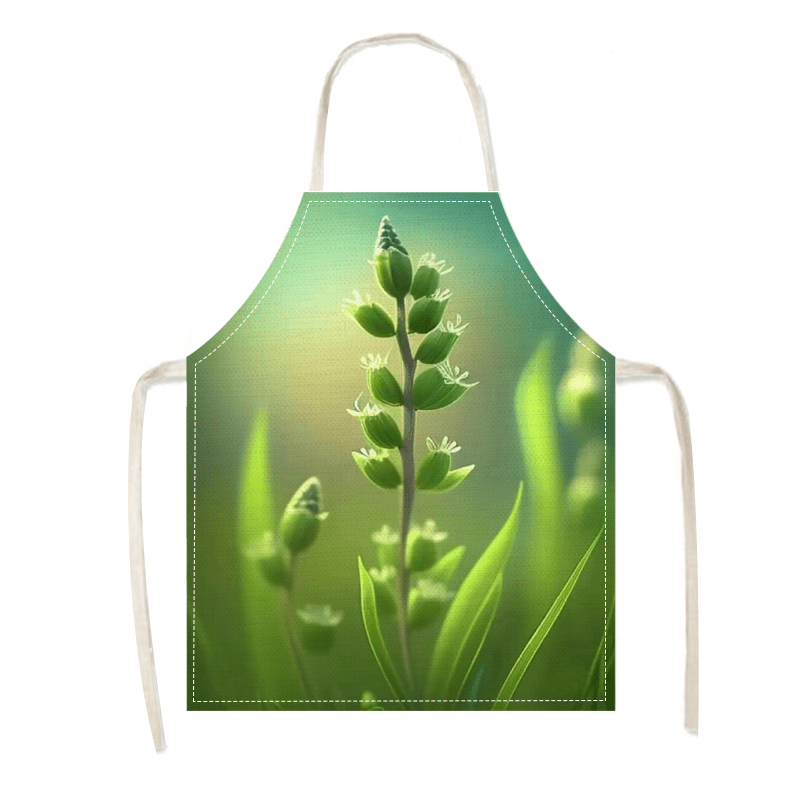 Linen Apron Pink Poppy Flower  – Kitchen Baking Area Ideas recenzja i cena