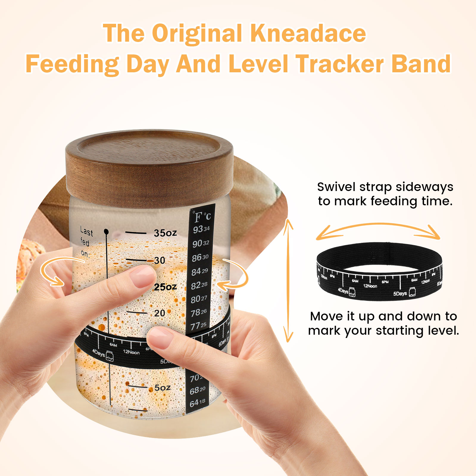Sourdough Starter Jar Kit 1000 – Kitchen Baking Storage Containers recenzja i cena