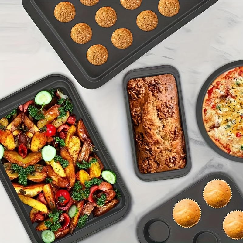 Set of 10 Baking Trays, Featur – Kitchen Baking Cupboard recenzja i cena
