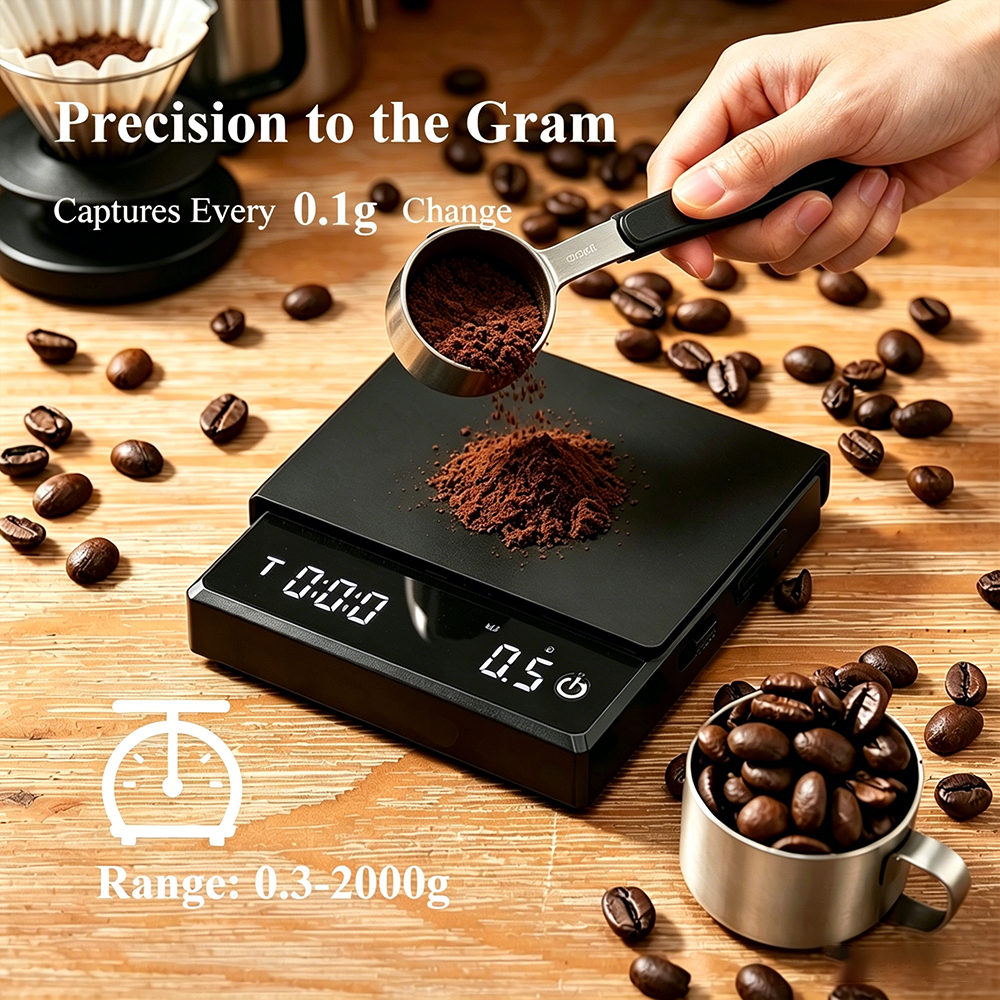 Mini Digital Coffee Scale with – Miniature Baking Kitchen recenzja i cena