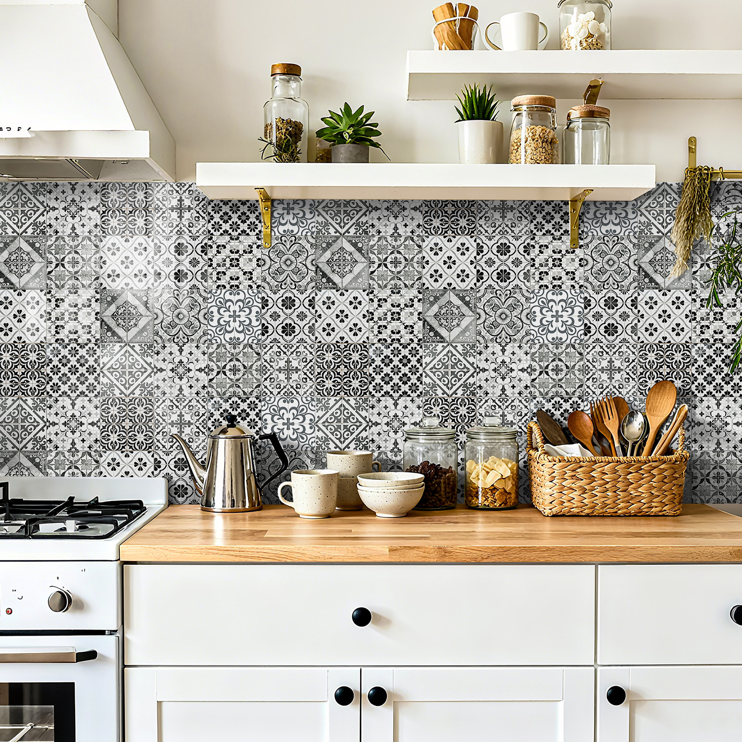 Tile 3D Waterproof Cabinet Wal – Kitchen Baking Cabinet recenzja i cena