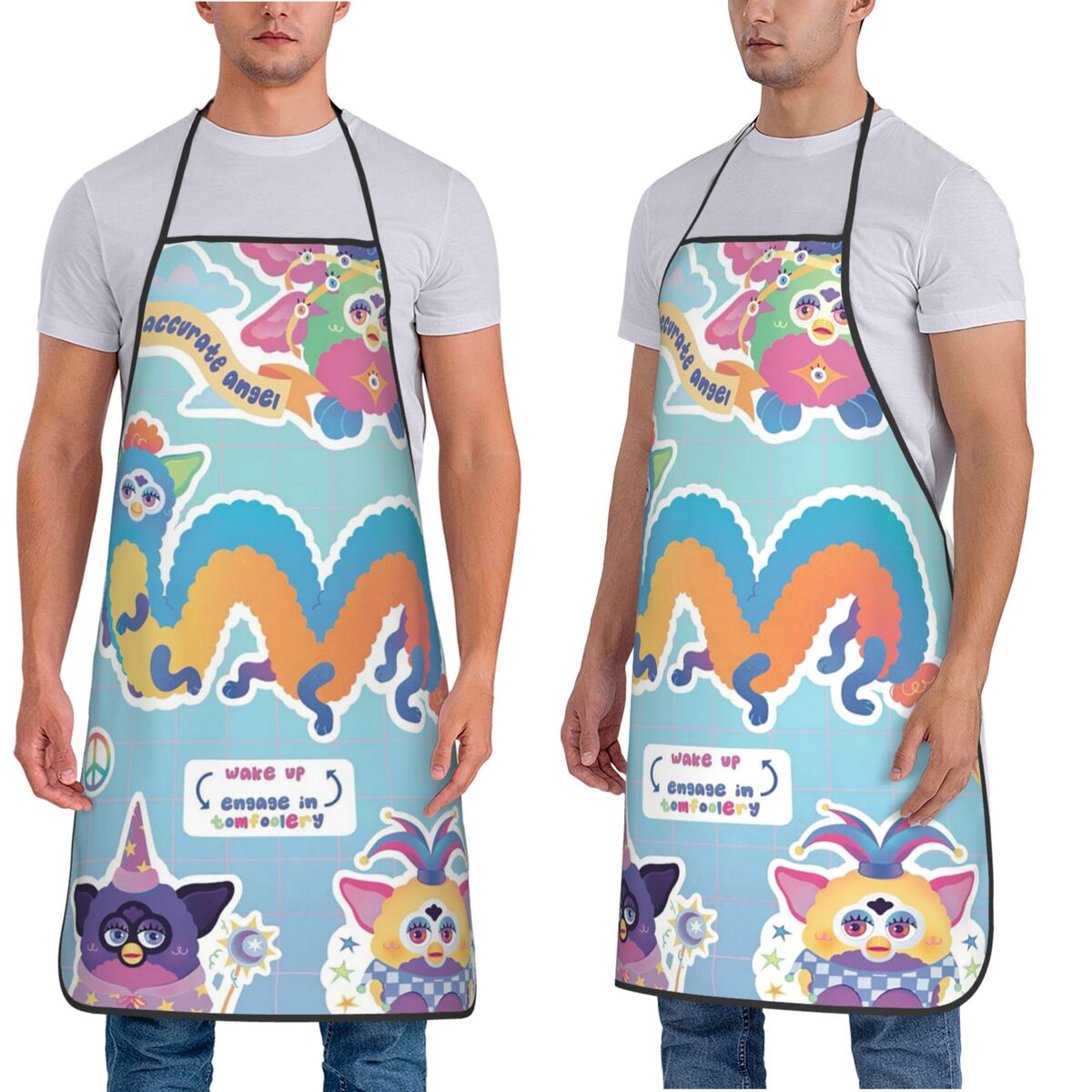 Nightmare Furby Cartoon Aprons – Kitchen Nightmares Baking recenzja i cena