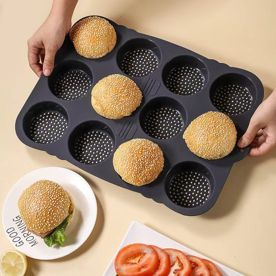 1PC Hamburger Bread mold 12-ho – Kitchen Baking Ware recenzja i cena