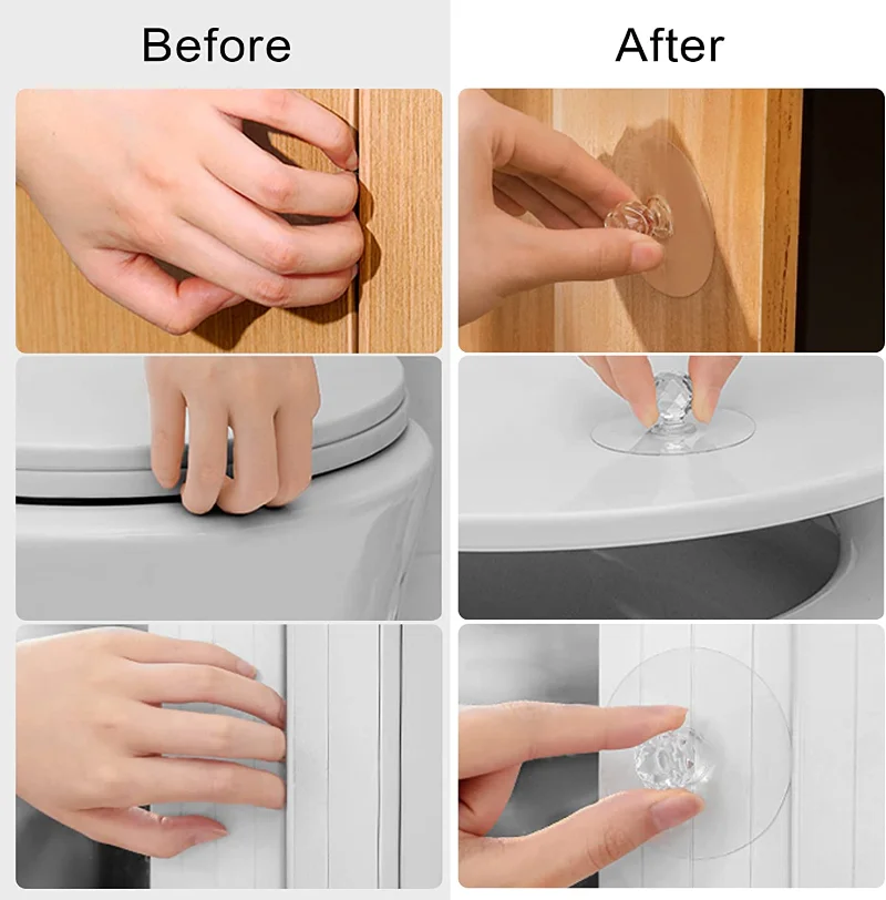 2/10Pcs Punch-free Drawer Knob – Kitchen Baking Cabinet recenzja i cena