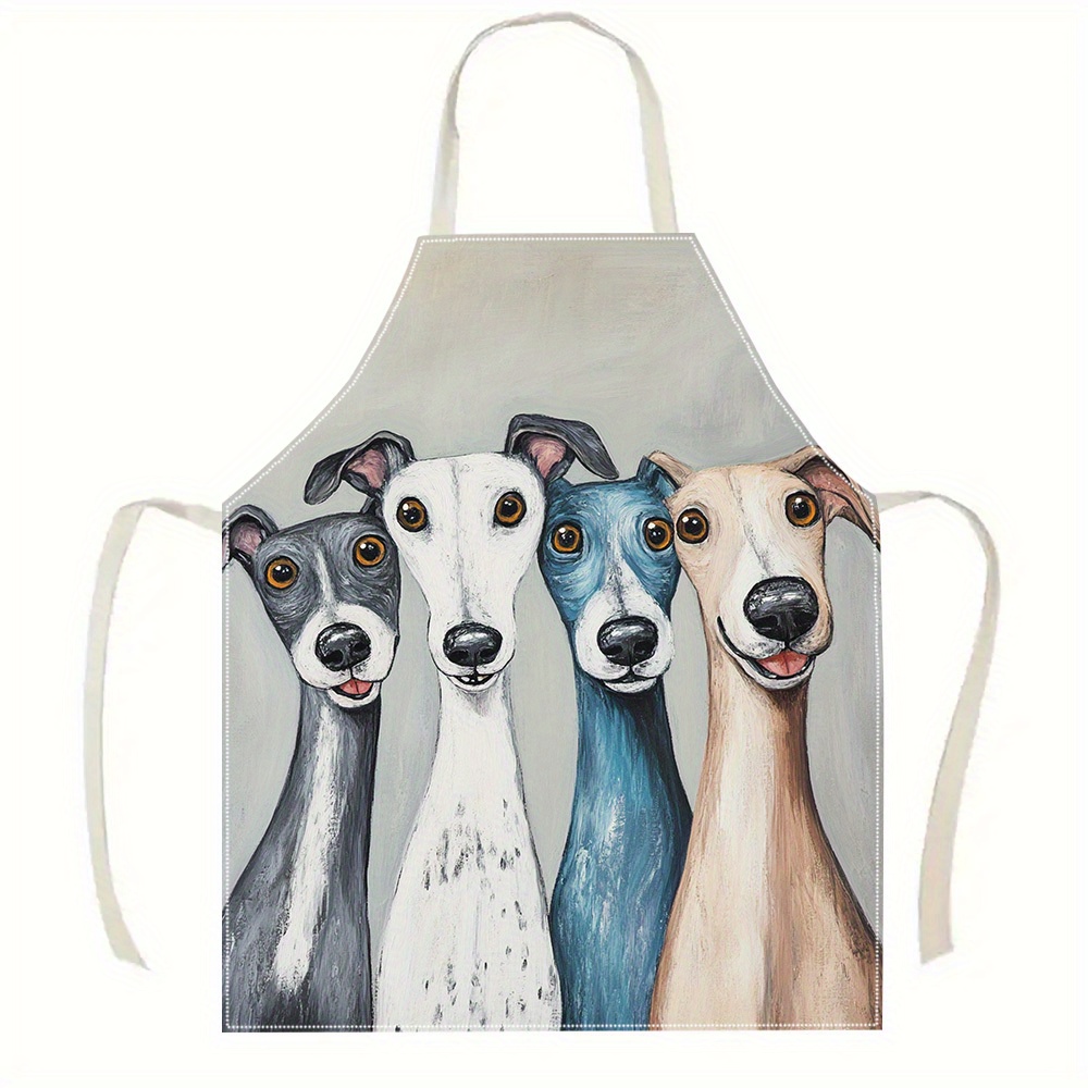 1pc Cute Greyhound Dog Art Apr – Kitchen Baking Area Ideas recenzja i cena